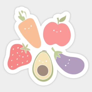 Cute Fruits Sticker